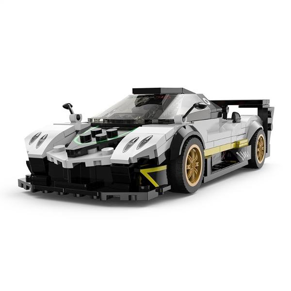 Kitul de constructie Pagani Zonda R de la Rastar este o jucarie spectaculoasa si creativa ideala pentru copiii de peste 6 ani care adora sa construiasca si sa exploreze lumea supermasinilor Inspirat de celebrul model de curse Pagani Zonda R acest set contine piese din plastic de inalta calitate care permit asamblarea unei replici fidele la scara 128 cu detalii realiste si design sportiv Masinuta rezultata este impresionanta prin aspectul sau agresiv elementele aerodinamice si culorile 