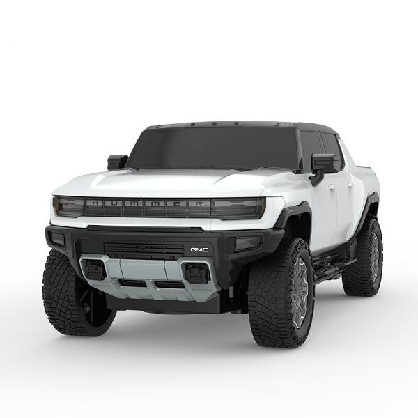 Copilul dumneavoastra se poate juca in voie cu masina cu telecomanda Hummer EV alb scara 1 la 24 oferita de brandul international Rastar Nicio cursa nu este imposibil de castigat cu acesta masinuta replica oficiala cu licenta a modelului original construita cu mare atentie la detalii Masinuta are proportiile ideale pentru momente pline de distractie si amuzament avand dimensiunile in centimetri dupa cum urmeaza  212928Masinuta functioneaza pe frecventa de 24GAlimentarea se face 