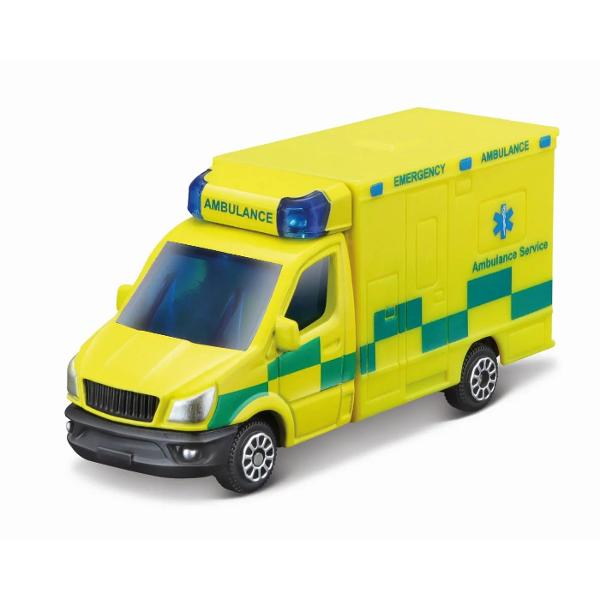 Intra in actiune cu eroii Alarm Busters Aceasta serie captivanta include vehicule de interventie esentiale perfecte pentru a recrea misiuni palpitante Fiecare masinuta are o lungime de aproximativ 75 cm si este construita din metal durabil die-cast asigurand rezistenta in timpul jocului Dar distractia nu se opreste aici Fiecare vehicul Alarm Busters este echipat cu lumini intermitente realiste si efecte sonore specifice aducand actiunea la viata Poti auzi sirenele ascutite ale 