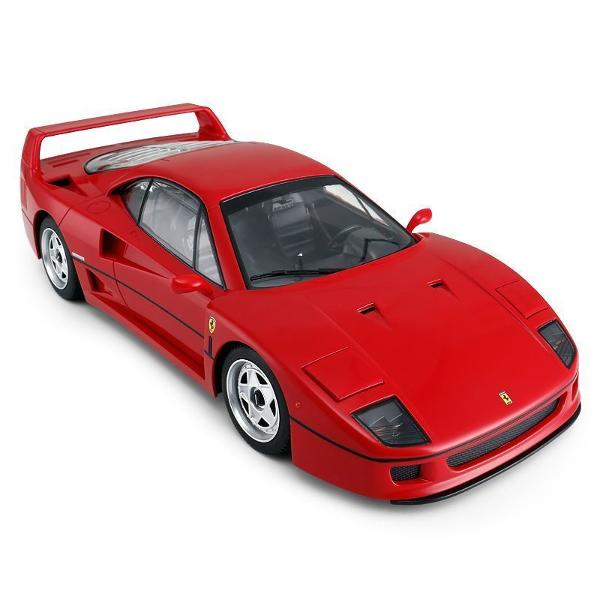 Copilul dumneavoastra se poate juca in voie cu masina cu telecomanda Ferrari F40 scara 1 la 14 oferita de brandul international Rastar Nicio cursa nu este imposibil de castigat cu acesta masinuta replica oficiala cu licenta a modelului original construita cu mare atentie la detalii Masinuta are proportiile ideale pentru momente pline de distractie si amuzamentMasinuta functioneaza pe frecventa de 24GAlimentarea se face astfel  pentru masinuta sunt necesare 5 baterii tip AA  iar pentru 