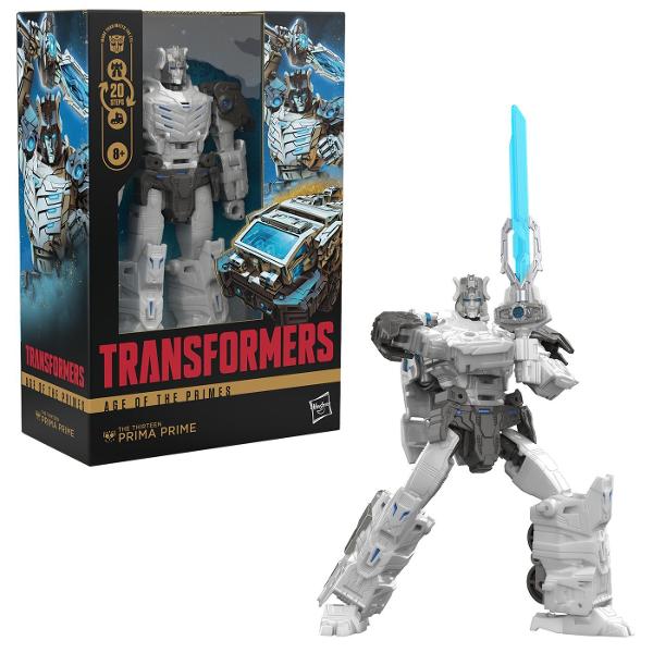 Uneste-ti personajele preferate din intreaga lume a robotilor Transformers in colectia ta cu figurinele de actiune Transformers Age of the Primes Aceste figurine de actiune de 7 inch se transforma intre modul robot si modul alternativ Echipate cu accesorii de lupta incluse figurinele au cap brate si picioare articulate pentru pozitii de actiune impresionante Transformers Age of the Primes deschide lumea Primes primii roboti din mitologia Transformers un panteon de treisprezece fiinte 