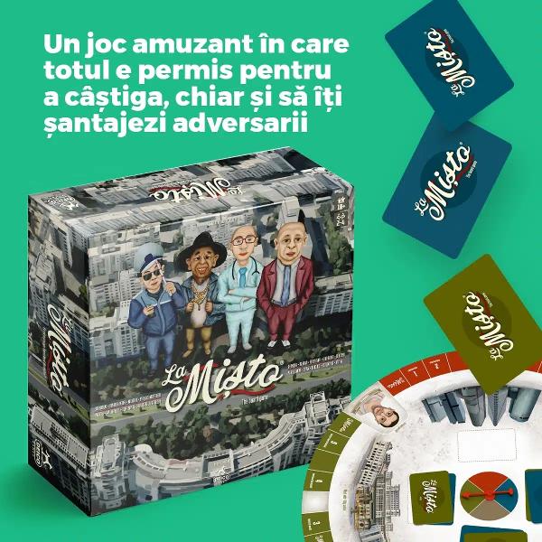 Ce ob&539;ii dac&259; pui laolalt&259; bluf strategie &537;i mult haz Ob&539;ii La Mi&537;to un joc de societate incitant în care totul e permis pentru a câ&537;tiga Chiar &537;i s&259; î&539;i &537;antajezi adversarii pentru a ie&537;i în avantajDescoper&259; cum e s&259; fii cel mai mi&537;to baron local &537;i s&259; de&539;ii controlul în cât mai multe zone din Bucure&537;ti Colaboreaz&259; cu personaje 