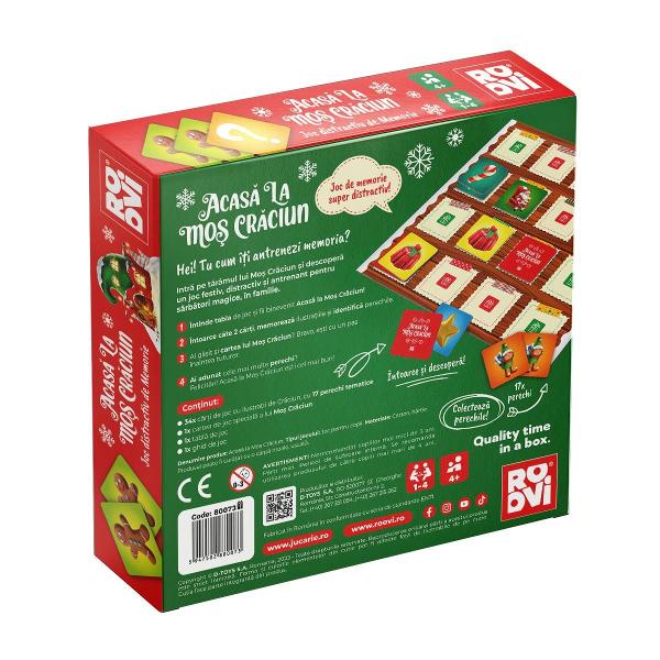 D&259; startul distrac&539;iei de s&259;rb&259;tori &537;i adu magia Cr&259;ciunului &icirc;n s&acirc;nul familiei&nbsp;Acas&259; la Mo&537; Cr&259;ciun&nbsp;este un joc de societate antrenant ce &icirc;mbin&259; atmosfera de s&259;rb&259;toare cu bucuria conect&259;rii prin joc&nbsp;span 