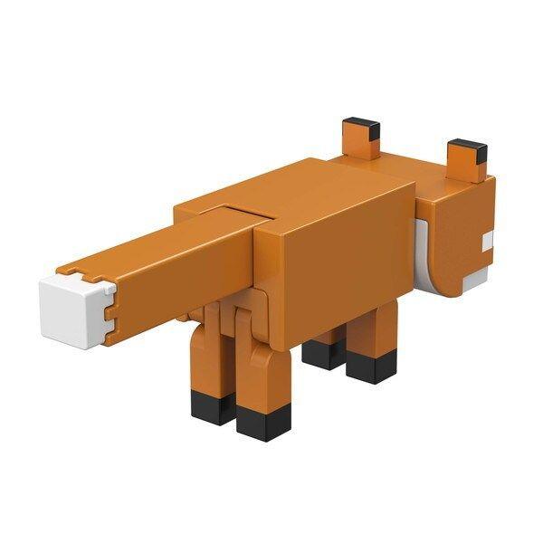 Creeaza exploreaza si supravietuieste cu figurile Minecraft Aceste figurine de actiune au fost create in mod autentic folosind designul pixelat al jocului video asa ca sunt grozave pentru joc si afisare Articulatiile mobile permit personajelor emblematice sa atinga ipostaze de actiune Fiecare figurina vine cu o piesa Build A Portal Jucatorii le pot colecta pe toate pentru a construi un portal complet Minecraft End care este de doua ori mai inalt decat figura Este un cadou grozav pentru 