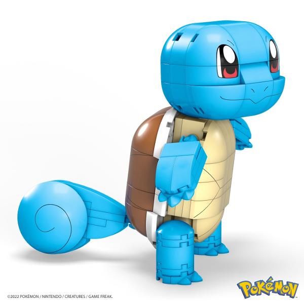 1 figurina Pokemon construibila cu o dimensiune mai mare Alegeti dintre personaje precum Charmander Mew si Meowth fiecare vandut separat Fiecare Pokemon vine cu propriul accesoriu tematic Ideale pentru varsta de 7 ani in sus aceste jucarii de constructie ofera experiente de constructie si joaca pentru a dezvolta creativitatea si abilitatile de rezolvare a problemelor Acest pachet contine Squirtle