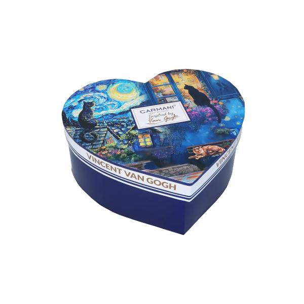 Set elegant format din 2 c&259;ni din por&539;elan fin cu o capacitate de 280 ml fiecare decorate cu ilustra&539;ii&nbsp;cu pisici &icirc;n stilul inconfundabil al picturilor lui Vincent van Gogh Culorile vibrante &537;i detaliile expresive aduc un plus de energie &537;i veselie fiec&259;rei pauze de cafea sau ceaiAcest set combin&259; func&539;ionalitatea cu arta transform&acirc;nd momentele obi&537;nuite 