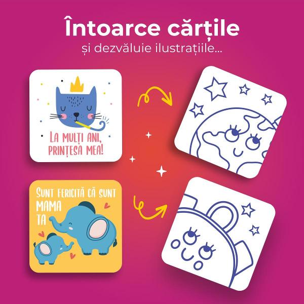 &Icirc;&539;i dore&537;ti un joc plin de magie care s&259;-i ofere micu&539;ei tale curaj &537;i &icirc;ncredere &icirc;n for&539;ele proprii chiar &537;i atunci c&acirc;nd nu e&537;ti l&acirc;ng&259; ea Ai vrea s&259; o &539;ii c&acirc;t mai departe de ecrane &537;i s&259;-i stimulezi creativitatea &icirc;ntr-un mod distractiv &537;i adaptat v&acirc;rsteiF&259; cuno&537;tin&539;&259; cu Cartona&537;ele Buboo 3 &icirc;n 1 pentru feti&539;e 