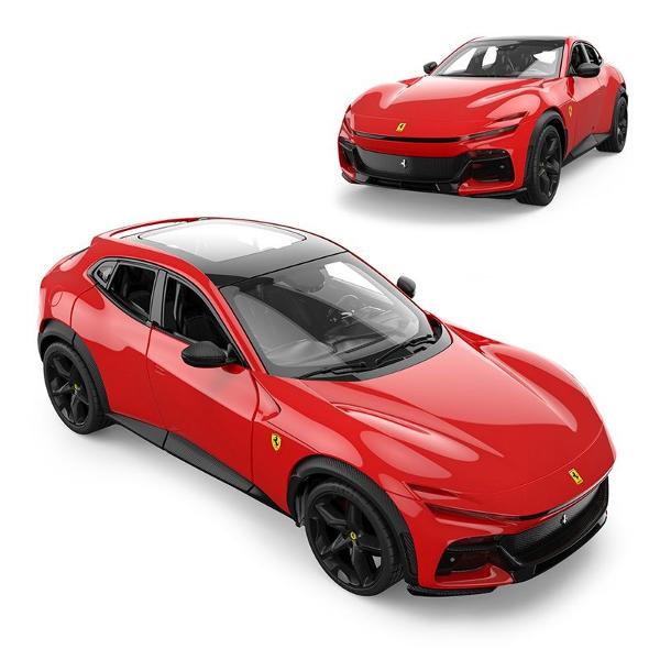 Copilul dumneavoastra se poate juca in voie cu masina cu telecomanda FERRARI PUROSANGUE scara 1 la 14 oferita de brandul international Rastar Nicio cursa nu este imposibil de castigat cu acesta masinuta replica oficiala cu licenta a modelului original construita cu mare atentie la detalii Masinuta are proportiile ideale pentru momente pline de distractie si amuzamentMasinuta functioneaza pe frecventa de 24GAlimentarea se face astfel  pentru masinuta sunt necesare 5 baterii tip AA  iar 