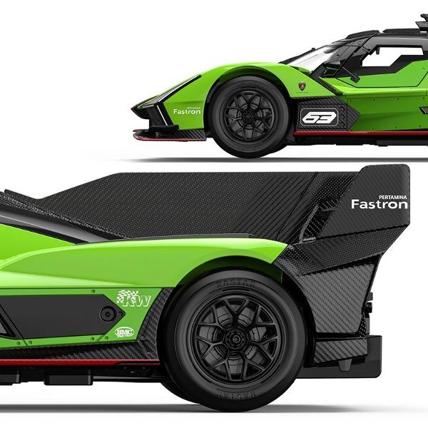 Copilul dumneavoastra se poate juca in voie cu masina cu telecomanda Lamborghini SC63 LMDH scara 1 la 14 oferita de brandul international Rastar Nicio cursa nu este imposibil de castigat cu acesta masinuta replica oficiala cu licenta a modelului original construita cu mare atentie la detalii Masinuta are proportiile ideale pentru momente pline de distractie si amuzament Masinuta functioneaza pe frecventa de 24GAlimentarea se face astfel  pentru masinuta sunt necesare 5 baterii tip AA  