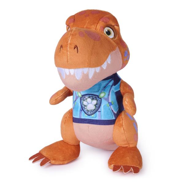 Figurina de plus Patrula Catelusilor Filmul cu Dinozauri Pup Pals este inspirata de personajele indragite din aventurile Patrula Catelusilor si este realizata din material moale si placut la atingere Designul colorat detaliile brodate si tinutele tematice inspirate din film transforma fiecare personaj intr-un companion potrivit pentru joaca imbratisari sau colectie Copiii pot recrea aventurile preferate sau pot inventa propriile misiuni alaturi de eroii Patrula Catelusilor Produsul se vinde 