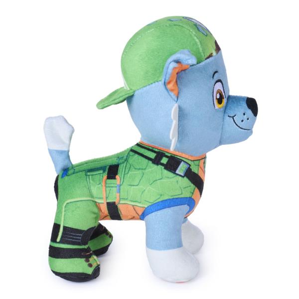 Figurina de plus Patrula Catelusilor Filmul cu Dinozauri Pup Pals este inspirata de personajele indragite din aventurile Patrula Catelusilor si este realizata din material moale si placut la atingere Designul colorat detaliile brodate si tinutele tematice inspirate din film transforma fiecare personaj intr-un companion potrivit pentru joaca imbratisari sau colectie Copiii pot recrea aventurile preferate sau pot inventa propriile misiuni alaturi de eroii Patrula Catelusilor Produsul se vinde 