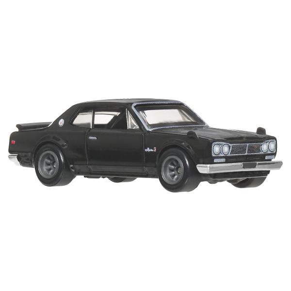 Setul Hot Wheels Premium Fast and Furious aduce impreuna 5 masini emblematice inspirate din celebra franciza cinematografica Fast &amp Furious si asociate personajului Brian O&39Conner Fiecare model este realizat la scara 164 si beneficiaza de finisaje premium detalii atent reproduse si design inspirat de automobilele aparute in filme Setul include 5 masini metalice Ford F-150 SVT Lightning 1999 Ford Escort RS1600 1970 Nissan Skyline GT-R V-Spec II BNR34 Nissan Skyline HT 2000 