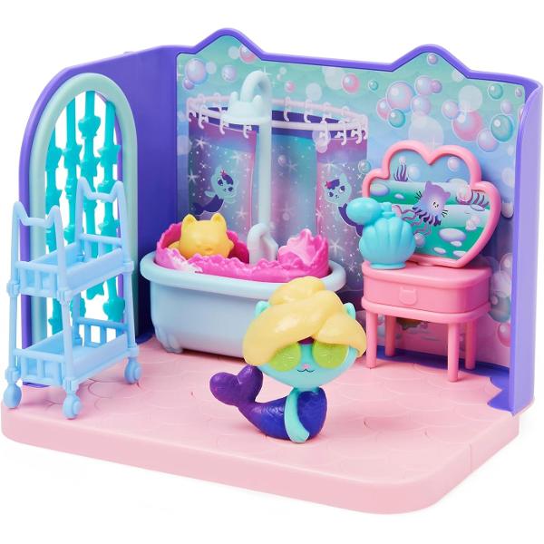 Set camera Deluxe Acest set de joaca magic draguta aduce la viata pentru copii lumea incantatoare a unuia dintre cele mai populare basme Netflix Casa de papusi a lui Gabi Setul include o camera profesionala completa cu o multime de accesorii interesanteCasa de papusi a lui Gabi ii indruma pe copii catre un basm magic unde pot sa o cunoasca pe Gabi si pe prietenii ei &Icircn basm ratacind prin casa lui Gabi ei pot descoperi diferitele camere unde ii asteapta aventuri incitante Casa 