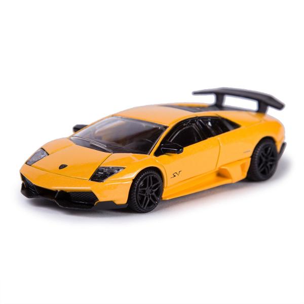 Masinuta are proportiile ideale pentru momente pline de distractie si amuzament Masinuta metalica Lamborghini Sian scara 1 la 43 are anvelope de cauciuc si un design detaliat interior-exterior realizat din materiale metalice turnate cu accesorii realizate din material plastic de calitate superioara Copilul dumneavoastra se poate juca in voie cu masina metalica Lamborghini Sian de la brandul international Rastar Nicio cursa nu este imposibil de castigat cu acesta masinuta care este o 