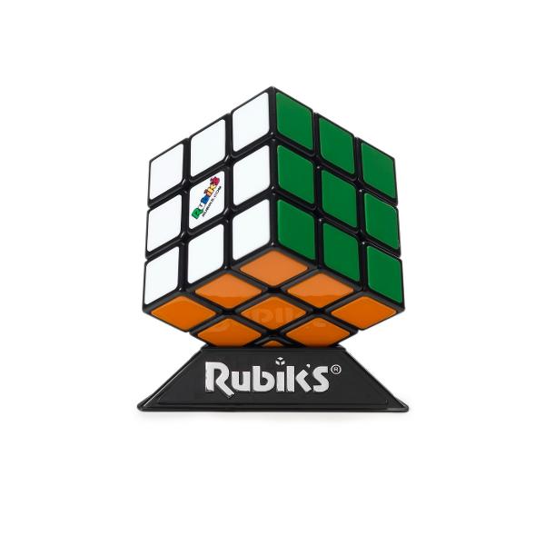 Cubul Rubik este versiunea 3x3 a celebrului cub Rubik Cubul lui Rubik este un joc problema de tip puzzle Clasicul pentru strategii este un cub truc pentru promovarea gandirii spatiale Scopul jocului este de a aduce cubul in pozitia sa de baza Adica culorile laturilor trebuie sa ofere o culoare uniforma Un mecanism de pivoti permite rotirea independenta a fiecarei fete si astfel amestecarea culorilorPentru rezolvarea jocului fiecare fata trebuie sa aiba o singura culoare