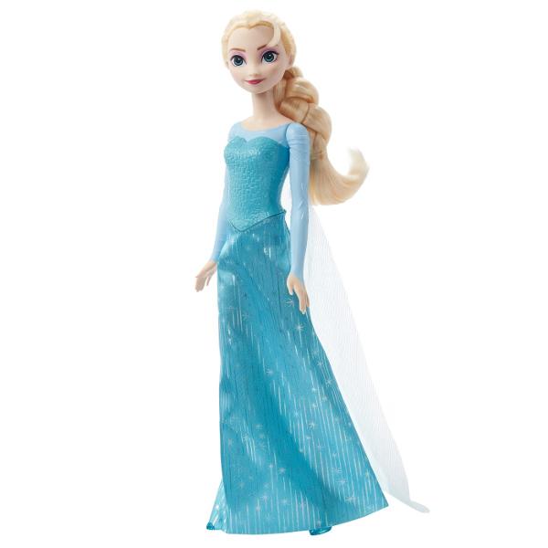 Faceti cunostinta cu aceste papusi de moda inspirate din indragitele filme Disney Frozen Fiecare papusa articulata este prezentata in aspectul ei din film si are parul moale care poate fi periat Fanii le pot colecta pe toate si pot recrea aventuri magice in Arendelle si nu numai Fiecare papusa se vinde separat in functie de disponibilitate Papusile nu pot sta singure in picioare sau sezut Culorile si decoratiunile pot varia Acest pachet contine o papusa Elsa imbracata intr-o rochie 