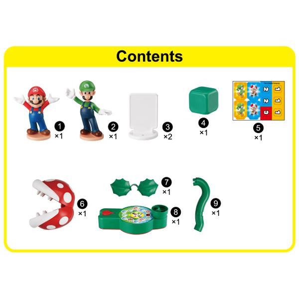 Nu l&259;sa planta Piranha s&259; te mu&537;te Acest joc vine cu personajele Mario &537;i Luigi care sunt colec&539;ionabile &537;i compatibile cu alte jocuri Super Mario™ EpochJocul de societate Super Mario - Piranha Plant Escape este un joc captivant plin de aventuraDati cu zarul si mutati piesa de pe tabla de joc in functie de numarul care este indicat pe zar Incercati sa ajungeti cat mai repede la final si sa evitati obstacolele de pe 