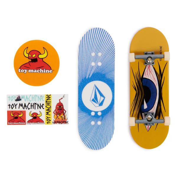 Tech Deck iti aduce experienta reala cu fingerboard-uri autentice de 96 mm de la companiile de skateboard-uri reale Fiecare prezinta un desen legal de la cele mai mari companii de skateboard-uri din lume Alege dintr-o mare varietate de forme de placi complet noi inclusiv super populara Penny Board Recreeaza-ti replicile preferate si extinde-ti repertoriul de trucuri cu ajutorul sfaturilor online pe techdeckcom Pe masura ce iti construiti colectia o poti compara online cu instrumentul 