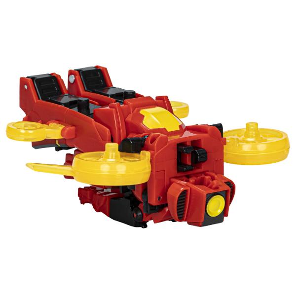 Exista atat de multe moduri de a folosi setul Cyber-Combiner Transformers Scantei pe Pamant Transforma figurina Terran Twitch din modul robot in modul drona in 9 pasi imagineaza-ti-l pe Robby Malto in costumul sau Cyber aruncandu-se in lupta sau combina figurinele in 2 moduri diferite pentru a le oferi puteri speciale lui Terran Twitch sau Robby Aceasta jucarie Transformers include si un accesoriu blaster detasabil pentru povesti puternice Cauta si alte seturi cu figurine Cyber-Combiner 