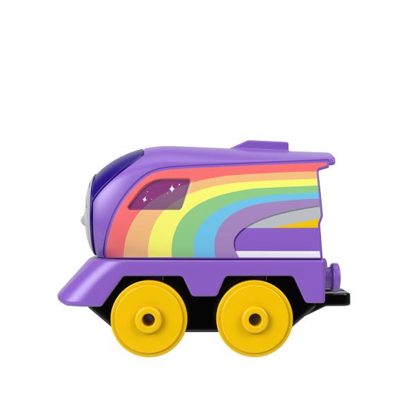Copiii pot crea nenumarate aventuri pe Insula Sodor din Thomas the Train All Engines Go cu aceste tobogane din plastic de la Fisher-Price Fiecare roller coaster se bazeaza pe un personaj preferat din serie Fiecare personaj se vinde separat si in functie de disponibilitate Compatibil cu toate seturile Thomas the Train Seturile vandute separat si in functie de disponibilitate Acest pachet contine personajul Kana