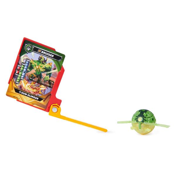 Acest set include 2 BakuganI Atac Special prin Rotire si 3 bile Bakugan de baza plus carti de joc Foloseste cardul de lansare si cordonul de lansare incluse pentru a activa Bakugan-ul rotitor Combina-ti Bakugan-ul cu ajutorul sistemului de legare a bilelor in mai multe parti Pur si simplu prinde partea de sus a personajului de partea de jos sisau inelul armei Atac Special si pregateste-te de lupta Cu cat colectionezi mai multe cu atat mai multe vei putea personaliza Foloseste 