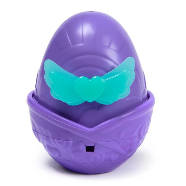 Traieste magia revelarii culorilor cu Hatchimals Alive Neon Rainbow Cu dragostea si grija ta acesti Hatchimals prind viata cu oua de culori neon care eclozeaza in apa schimband culoarea apeiPachetul de 1 include 1 ou cu 1 personaj aripi cuib si 1-2 accesorii de hranireInainte de eclozare alege un loc usor de curatat si protejeaza-ti zona de joaca Indepartati aripile oului umpleti cuibul cu apa si puneti oul in el In cateva secunde apa isi schimba culoarea pe 