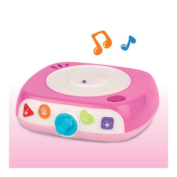 Micutul tau poate descoperi bucuria gatitului cu jucaria Winfun Oala Magica Aceasta include o oala si o tigaie precum si patru forme alimentare care incurajeaza activitatile de sortare si recunoastere a formelor Prin apasarea celor patru butoane interactive copiii invata despre metodele de gatit precum fierberea aburirea prajirea si gatitul la foc mic in timp ce asculta fraze amuzante si educative Butonul de control al temperaturii ofera o experienta realista iar sunetele captivante si 