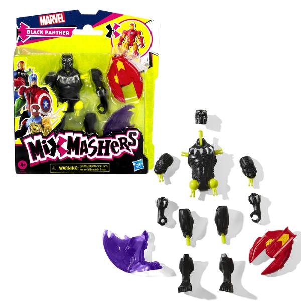 Chiar si cel mai puternic supererou are nevoie uneori de o mana&hellip picior pumn sau accesoriu de ajutor Figurinele de colectie Marvel MixMashers sunt formate din piese care se pot dezasambla si apoi combina pentru a crea figurine unice personalizate Cu 16 puncte de conectare jucariile MixMashers de 12 cm dispun de conectori universali pentru compatibilitate si durabilitate in intreaga gama Vrei sa combini si mai multe puteri Colectioneaza accesoriile incluse si piesele de putere 