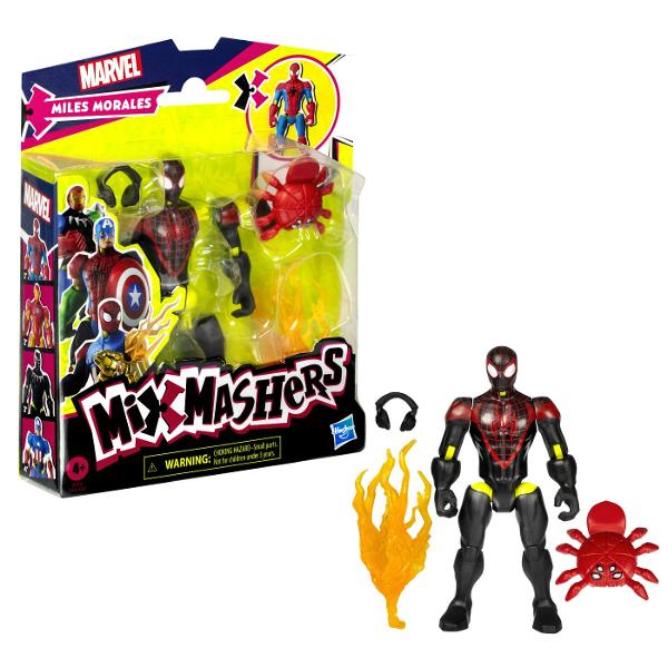 Chiar si cel mai puternic supererou are nevoie uneori de o mana&hellip picior pumn sau accesoriu de ajutor Figurinele de colectie Marvel MixMashers sunt formate din piese care se pot dezasambla si apoi combina pentru a crea figurine unice personalizate Cu 16 puncte de conectare jucariile MixMashers de 12 cm dispun de conectori universali pentru compatibilitate si durabilitate in intreaga gama Vrei sa combini si mai multe puteri Colecteaza accesoriile incluse si piesele de putere 
