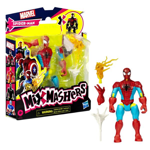 Chiar si cel mai puternic supererou are nevoie uneori de o mana&hellip picior pumn sau accesoriu de ajutor Figurinele de colectie Marvel MixMashers sunt formate din piese care se pot dezasambla si apoi combina pentru a crea figurine unice personalizate Cu 16 puncte de conectare jucariile MixMashers de 12 cm dispun de conectori universali pentru compatibilitate si durabilitate in intreaga gama Vrei sa combini si mai multe puteri Colecteaza accesoriile incluse si piesele de putere 