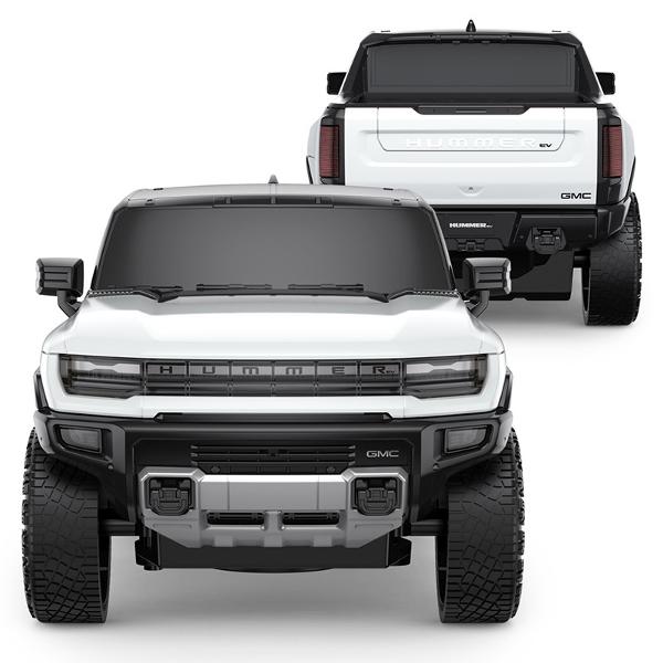 Copilul dumneavoastra se poate juca in voie cu masina cu telecomanda Hummer EV alb scara 1 la 24 oferita de brandul international Rastar Nicio cursa nu este imposibil de castigat cu acesta masinuta replica oficiala cu licenta a modelului original construita cu mare atentie la detalii Masinuta are proportiile ideale pentru momente pline de distractie si amuzament avand dimensiunile in centimetri dupa cum urmeaza  212928Masinuta functioneaza pe frecventa de 24GAlimentarea se face 