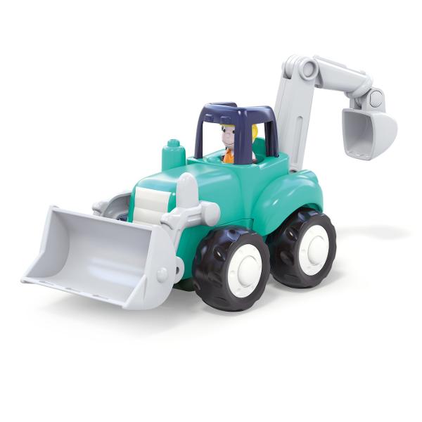 Masinuta de constructii cu frictiune Masinuta prezinta parti articulate care se misca Sunt atat de colorate si frumoase incat orice copilas va dori neaparat sa aiba cel putin una Dispunand de o tractiune pe 4 roti si un mecanism puternic de frecare aceste masinute se pot deplasa cu usurinta inainte cu viteza si distanta mai mare acest lucru asigura o experienta autentica si palpitanta pentru micutul tau Jocul cu masinutele dezvolta creativitatea si perceptia influenteaza pozitiv procesul 