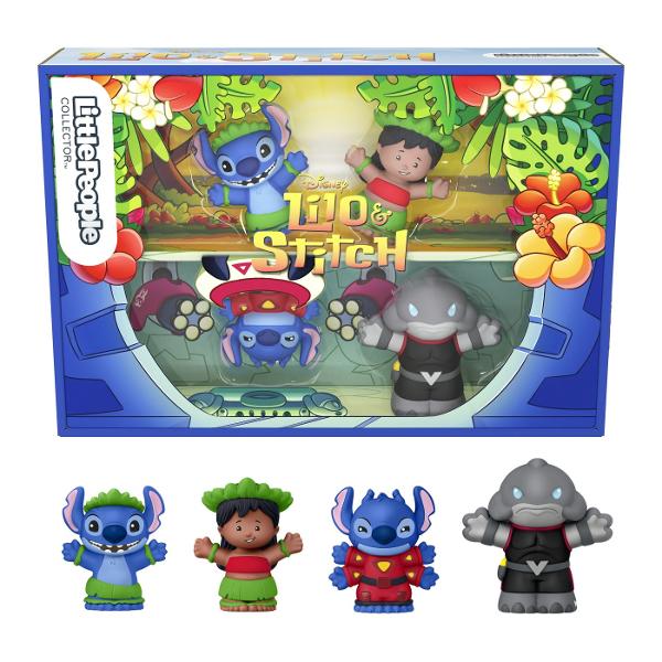 Porneste intr-o aventura hawaiiana cu setul de figurine Disney Lilo si Stitch din colectia Little People Collector Acest set special contine 4 personaje indragite recreate in stilul unic Little People perfecte pentru joaca sau pentru a fi expuse intr-o colectie Figurinele sunt realizate cu atentie la detalii si surprind spiritul vesel si prietenos al povestii Lilo si Stitch Cutia decorativa cu ilustratii tematice face din acest set un cadou ideal pentru fanii Disney de toate varstele