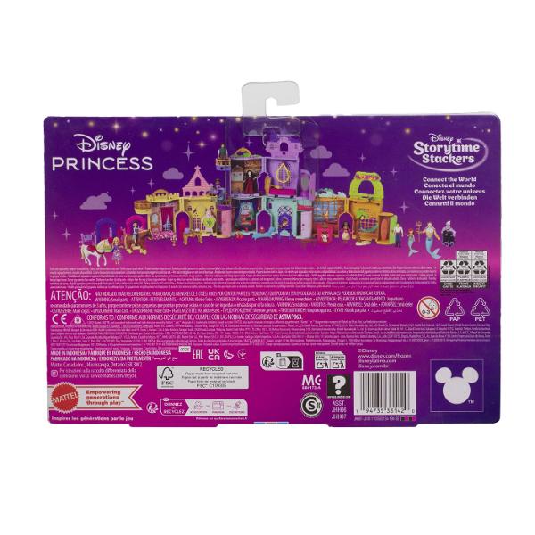 Seturile Disney aduc la viata magia povestilor prin figurine inspirate din celebrele printese si universul lor fantastic Fiecare set include o figurina imprimata si accesorii tematice care recreeaza scene si aventuri din povesti In functie de model seturile pot include animale magice vehicule decoruri sau alte elemente interactive care completeaza experienta de joc Culorile stralucitoare si detaliile inspirate din filmele Disney transforma fiecare set intr-o aventura plina de imaginatie 