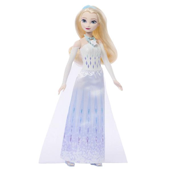 Setul Disney Frozen Jewel Reveal Elsa ofera copiilor o experienta magica de descoperire inspirata din universul filmului Frozen Ambalat intr-o cutie stralucitoare in forma de fulg de zapada setul ascunde in interior mai multe surprize care pot fi dezvaluite treptat prin deschiderea compartimentelor Copiii pot descoperi o papusa inspirata de printesa Elsa si accesorii tematice care completeaza tinuta si povestea personajului Designul sclipitor si mecanismul de deschidere transforma fiecare 