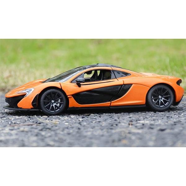 Masinuta are proportiile ideale pentru momente pline de distractie si amuzament avand dimensiunile in centimetri dupa cum urmeaza  198955 Masinuta metalica McLaren P1 scara 1 la 24 are anvelope de cauciuc si un design detaliat interior-exterior realizat din materiale metalice turnate cu accesorii realizate din material plastic de calitate superioara Copilul dumneavoastra se poate juca in voie cu masina metalica McLaren P1 de la brandul international Rastar Nicio cursa nu este 