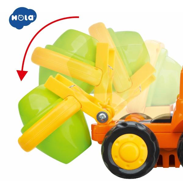 - &Icircn acest set de jucarii exista patru vehicule utilitare inclusiv tractorul buldozerul autobasculatorul si mixerul de ciment Ele sunt cadouri perfecte pentru acei copii de peste 18 luni - Jucarie sigura fabricata din material plastic de inalta calitate si netoxica este durabila si sigura care permite copilului sa se joace cu ele in mod liber si din nou - Culorile lor sunt vii si luminoase care pot promova capacitatea copilului de coordonare a ochilor maini si de perceptie 