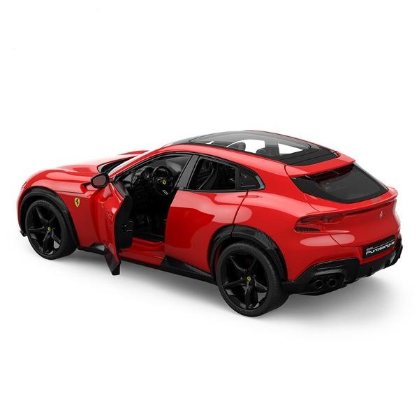 Copilul dumneavoastra se poate juca in voie cu masina cu telecomanda FERRARI PUROSANGUE scara 1 la 14 oferita de brandul international Rastar Nicio cursa nu este imposibil de castigat cu acesta masinuta replica oficiala cu licenta a modelului original construita cu mare atentie la detalii Masinuta are proportiile ideale pentru momente pline de distractie si amuzamentMasinuta functioneaza pe frecventa de 24GAlimentarea se face astfel  pentru masinuta sunt necesare 5 baterii tip AA  iar 