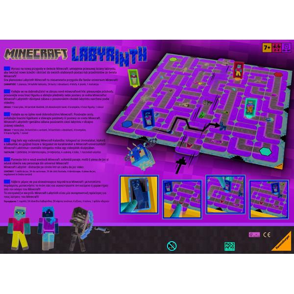 Jocul Labirint Minecraft o aventura pixelata intr&8209;un labirint nebun Este un joc de familie plin de emotie in care jucatorii strabat coridoare aflate in continua schimbare proiectate in stilul celebrului joc video In acest labirint care se misca neincetat nimic nu ramane la locul sau asa ca participantii trebuie sa manevreze inteligent placile pentru a crea noi cai a explora lumea si a ajunge la personajele si obiectele ascunse Fiecare tura schimba configuratia plansei deschizand 