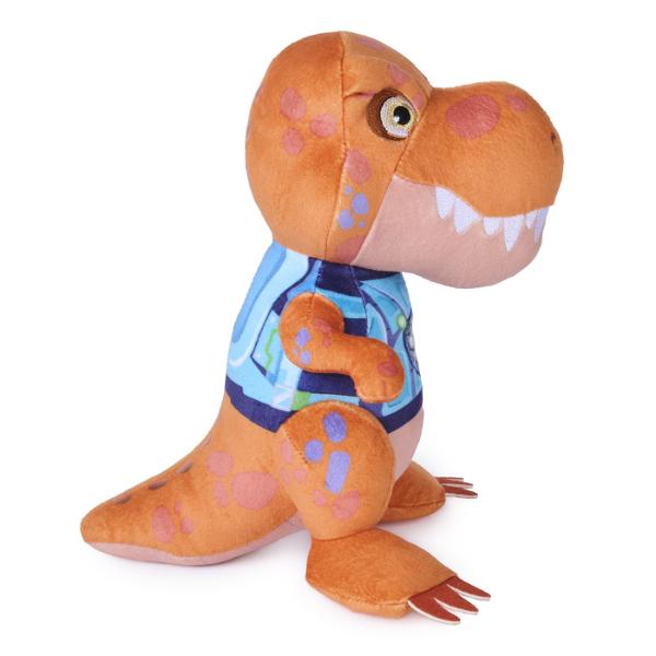 Figurina de plus Patrula Catelusilor Filmul cu Dinozauri Pup Pals este inspirata de personajele indragite din aventurile Patrula Catelusilor si este realizata din material moale si placut la atingere Designul colorat detaliile brodate si tinutele tematice inspirate din film transforma fiecare personaj intr-un companion potrivit pentru joaca imbratisari sau colectie Copiii pot recrea aventurile preferate sau pot inventa propriile misiuni alaturi de eroii Patrula Catelusilor Produsul se vinde 