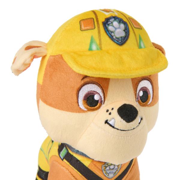 Figurina de plus Patrula Catelusilor Filmul cu Dinozauri Pup Pals este inspirata de personajele indragite din aventurile Patrula Catelusilor si este realizata din material moale si placut la atingere Designul colorat detaliile brodate si tinutele tematice inspirate din film transforma fiecare personaj intr-un companion potrivit pentru joaca imbratisari sau colectie Copiii pot recrea aventurile preferate sau pot inventa propriile misiuni alaturi de eroii Patrula Catelusilor Produsul se vinde 