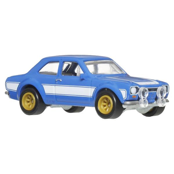 Setul Hot Wheels Premium Fast and Furious aduce impreuna 5 masini emblematice inspirate din celebra franciza cinematografica Fast &amp Furious si asociate personajului Brian O&39Conner Fiecare model este realizat la scara 164 si beneficiaza de finisaje premium detalii atent reproduse si design inspirat de automobilele aparute in filme Setul include 5 masini metalice Ford F-150 SVT Lightning 1999 Ford Escort RS1600 1970 Nissan Skyline GT-R V-Spec II BNR34 Nissan Skyline HT 2000 