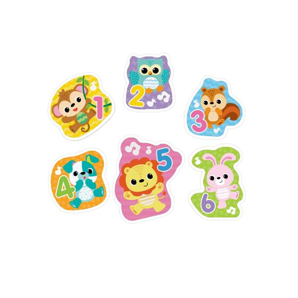 Jucaria Winfun Puzzle cu Animale si Sunete este perfecta pentru micutii care iubesc sa descopere si sa invete Puzzle-ul colorat si usor de prins ajuta la dezvoltarea abilitatilor motrice fine si a coordonarii mana-ochi Copilul tau va fi incantat sa asambleze piesele si atunci cand le potriveste corect va auzi sunete vesele si o lumina intermitenta care il recompenseaza Cu sunete amuzante melodii vesele si efecte sonore care stimuleaza atentia si curiozitatea acest puzzle interactiv aduce 