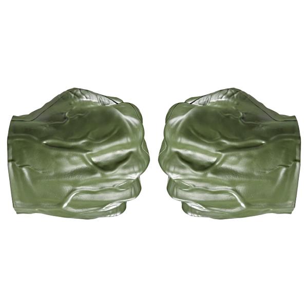Marvel Spider-Man Pumnii lui Hulk este un set de joaca inspirat de forta impresionanta a lui Hulk conceput pentru copiii care iubesc aventurile cu supereroi si jocurile de rol pline de actiune Setul include doi pumni supradimensionati realizati din material moale cu aspect inspirat de mainile lui Hulk Copiii ii pot purta pentru a recrea scene de lupta si aventuri din universul Marvel sau pentru a inventa propriile povesti de supereroi Designul mare si forma specifica fac jocul spectaculos 