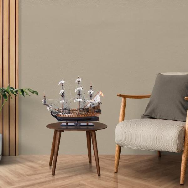 Descoper&259; un model de colec&539;ie impresionant &mdash; o&nbsp;macheta la scar&259; de calitate muzeal&259; a celebrului&nbsp;galeon&nbsp;San Felipe realizat complet manual de me&537;teri pricepu&539;i Construit&259; dup&259; metoda tradi&539;ional&259; &bdquo;plank-on-frame&rdquo; aceast&259; machet&259; evoc&259; m&259;re&539;ia unui galleon spaniol din secolul al XVII-lea cu detalii 