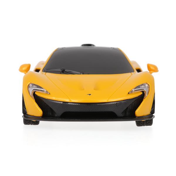 Copilul dumneavoastra se poate juca in voie cu masina cu telecomanda McLaren P1 scara 1 la 24 oferita de brandul international Rastar Nicio cursa nu este imposibil de castigat cu acesta masinuta replica oficiala cu licenta a modelului original construita cu mare atentie la detalii Masinuta are proportiile ideale pentru momente pline de distractie si amuzament avand dimensiunile in centimetri dupa cum urmeaza  2049274Masinuta functioneaza pe frecventa de 24GAlimentarea se face 