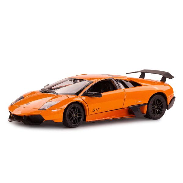 Masinuta are proportiile ideale pentru momente pline de distractie si amuzament avand dimensiunile in centimetri dupa cum urmeaza  196935 Masinuta metalica Lamborghini Murcielago LP670-4 scara 1 la 24 are anvelope de cauciuc si un design detaliat interior-exterior realizat din materiale metalice turnate cu accesorii realizate din material plastic de calitate superioara Copilul dumneavoastra se poate juca in voie cu masina metalica Lamborghini Murcielago LP670-4 oferita de brandul 