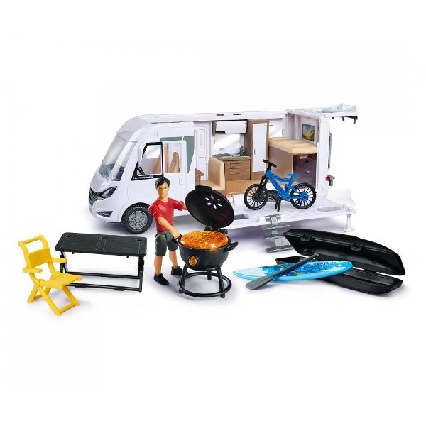 Autorulota pliabil&259; alb&259; cu numeroase accesorii pentru copii de la 3 ani &537;i pesteSet de joaca Dickie Toys dub&259; de camping cool Hymer cu design push-along &537;i numeroase accesoriiE timpul s&259; pleci în vacan&539;&259; în duba spa&539;ioas&259; de camping Hymer Aceast&259; furgonet&259; rulot&259; de juc&259;rie foarte detaliat&259; de la Dickie Toys are ro&539;i care ruleaz&259; &537;i este garantat c&259; îl va 