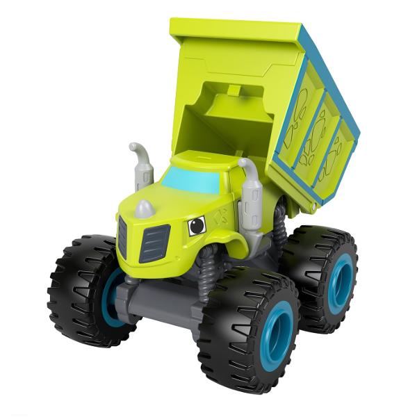 Blaze si prietenii lui Monster Machine sunt gata sa se deplaseze si sa se rostogoleasca in jurul orasului Axle si dincolo Aceste camioane monstru colectate sub presiune au roti mari si chiar si personalitati mai mari iar acum exista mai multe masini Monster decat oricand Fiecare vehicul are un design deosebit si interesant Colecteaza-ti toti prietenii de la Blaze si Monster Machines &trade fiecare vandut separat si in functie de disponibilitate Acest pachet contine personajul Truck 