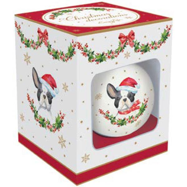 Glob din ceramica Christmas Dogs 7 cm modele diferite Easy Life R2139xdogAtentie Pret per bucata Acest model este disponibil in 4 modele diferite Va rugam sa precizati modelul dorit printr-un comentariu la plasarea comenzii